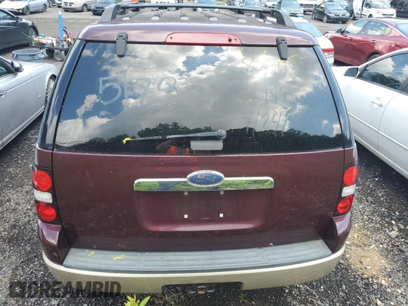 2006 Ford Explorer Eddie Bauer with VIN 1FMEU74E06UA38091, listed as a Copart auction lot 58975275 with Not provided miles and Salvage title. Bid and sale history available at DreamBid. Image 6.