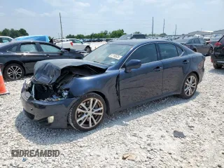 2006 Lexus IS 350 with VIN JTHBE262862006199, listed as a Copart auction lot 57180525 with 187,728 mi miles and Salvage title. Bid and sale history available at DreamBid. Image 1.