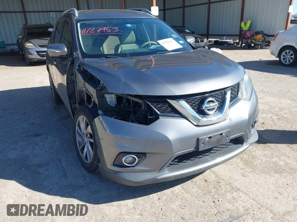 2014 Nissan Rogue SL with VIN 5N1AT2MV8EC805999, listed as a IAAI auction lot 41727953 with 187,623 mi miles. Bid and sale history available at carsss.com. Image 1.