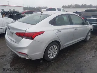 2021 Hyundai Accent SE with VIN 3KPC24A66ME131089, listed as a IAAI auction lot 41551049 with 75,664 mi miles. Bid and sale history available at carsss.com. Image 4.