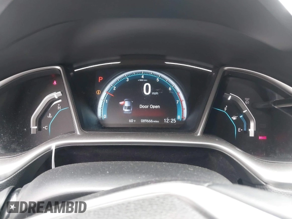 2019 Honda Civic Sedan EX with VIN JHMFC1F36KX006385, listed as a IAAI auction lot 41758211 with 89,666 mi miles. Bid and sale history available at carsss.com. Image 7.