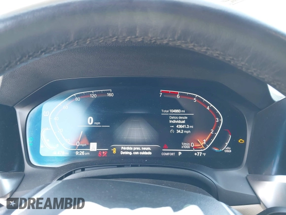 2022 BMW 4 Series 430i xDrive with VIN WBA73AP03NCH61029, listed as a IAAI auction lot 42327779 with 104,860 mi miles and . Bid and sale history available at DreamBid. Image 7.