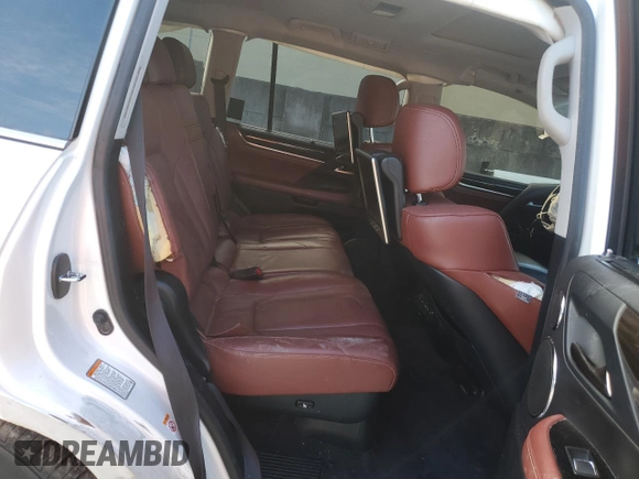 2018 Lexus LX 570 z VIN JTJHY7AX6J4279154, wystawiony jako Copart lot #87444804 z przebiegiem 96 716 mil mil oraz Nie do naprawy • Non repairable. Historia ofert i sprzedaży dostępna na DreamBid. Obrazek 11.