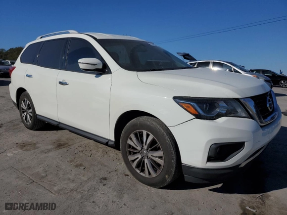 2017 Nissan Pathfinder SV with VIN 5N1DR2MN2HC664301, listed as a Copart auction lot 76386744 with 203,118 mi miles and Salvage Title. Bid and sale history available at carsss.com. Image 4.
