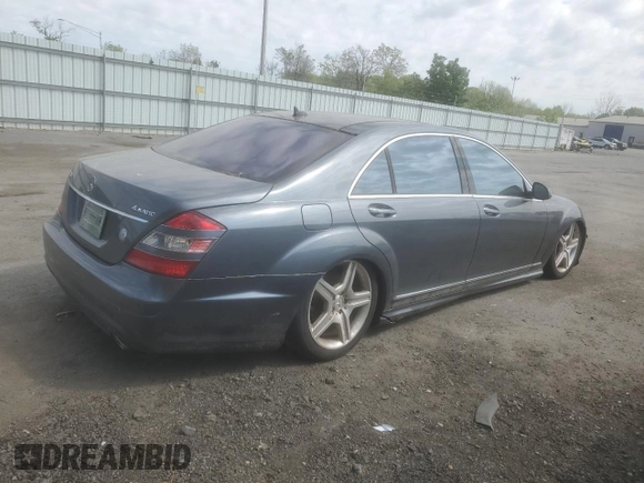 2009 Mercedes-Benz S 550 with VIN WDDNG86X49A273010, listed as a Copart auction lot 55016455 with 127,046 mi miles and Clean Title. Bid and sale history available at DreamBid. Image 3.