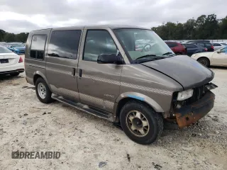 2001 Chevrolet Astro Cargo Van YF7 Upfitter with VIN 1GBDM19W61B157562, listed as a Copart auction lot 42945935 with 271,206 mi miles and Salvage Title. Bid and sale history available at carsss.com. Image 4.