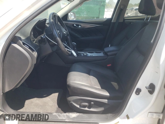 2017 Infiniti Q50 2.0t Sport with VIN JN1CV7AR4HM682389, listed as a Copart auction lot 80712394 with 112,492 mi miles and Salvage Title. Bid and sale history available at carsss.com. Image 7.