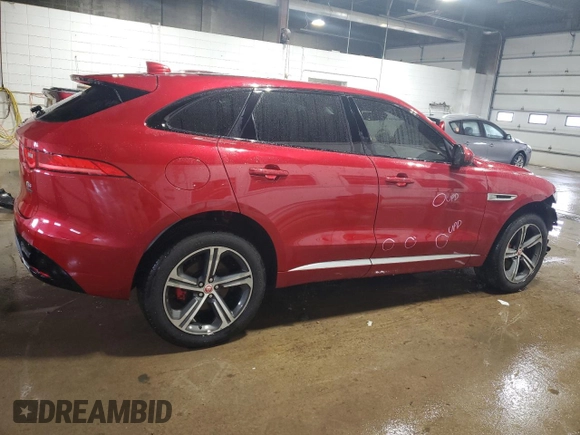 2017 Jaguar F-Pace S with VIN SADCM2BV2HA086296, listed as a Copart auction lot 49041805 with 87,303 mi miles and Salvage Title. Bid and sale history available at DreamBid. Image 3.