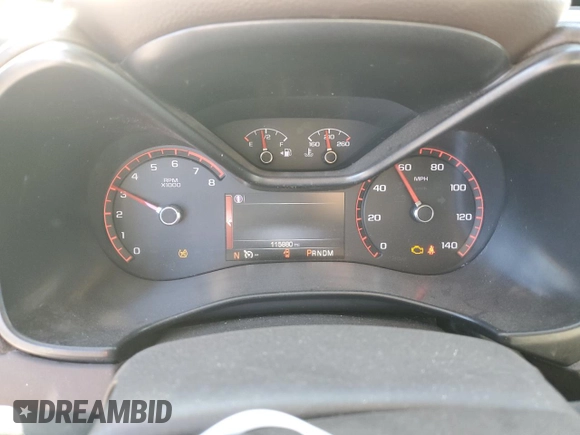 2015 GMC Canyon 2WD SLE with VIN 1GTG5BE35F1215066, listed as a Copart auction lot 45412685 with 115,880 mi miles and Salvage Title. Bid and sale history available at carsss.com. Image 9.