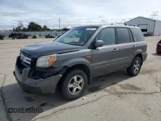 2007 Honda Pilot EX with VIN 2HKYF18427H514637, listed as a Copart auction lot 52306725 with 142,578 mi miles and Salvage Title. Bid and sale history available at carsss.com. Image 1.