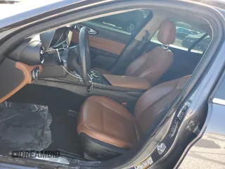 2018 Alfa Romeo Giulia with VIN ZARFAEDN4J7572553, listed as a Copart auction lot 46998825 with 111,778 mi miles and Salvage title. Bid and sale history available at DreamBid. Image 7.