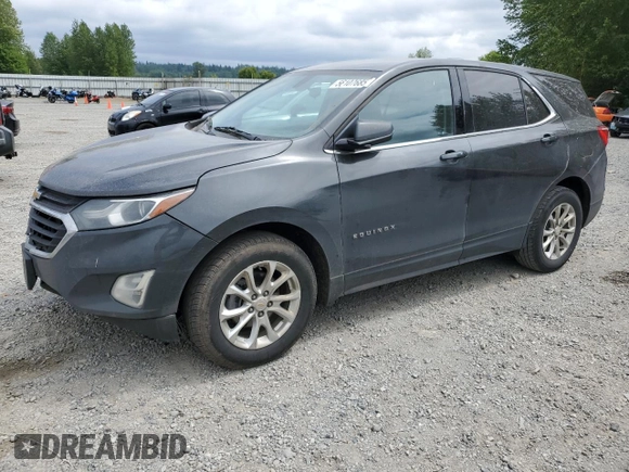 2019 Chevrolet Equinox LT z VIN 2GNAXKEV0K6184986, wystawiony jako Copart lot #56107685 z przebiegiem 105 019 mil mil oraz Szkoda całkowita • Salvage title. Historia ofert i sprzedaży dostępna na DreamBid. Obrazek 1.