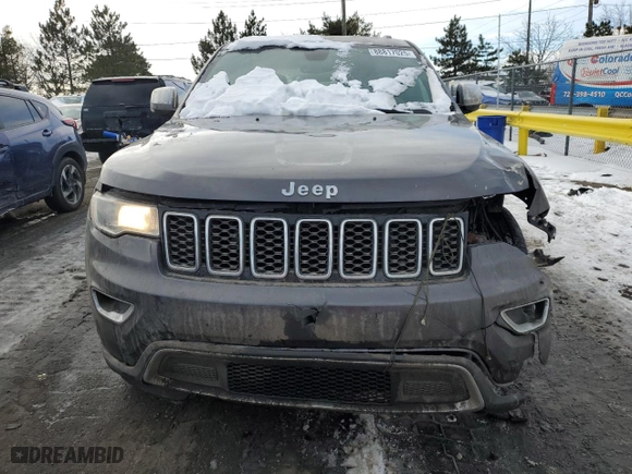 2017 Jeep Grand Cherokee Limited with VIN 1C4RJFBG5HC727811, listed as a Copart auction lot 88817025 with 121,027 mi miles and Salvage Title. Bid and sale history available at carsss.com. Image 5.