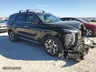 2022 Hyundai Palisade Calligraphy with VIN KM8R74HE0NU389471, listed as a Copart auction lot 46747995 with 51,704 mi miles and Salvage Title. Bid and sale history available at carsss.com. Image 4.