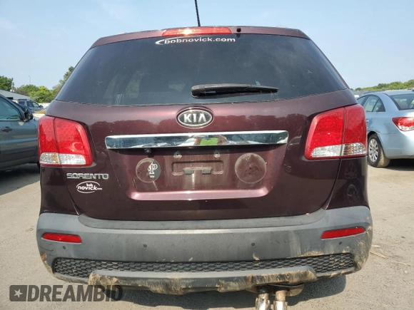2012 Kia Sorento LX with VIN 5XYKT3A64CG292254, listed as a Copart auction lot 77733384 with Not Provided miles and Salvage Title. Bid and sale history available at DreamBid. Image 6.