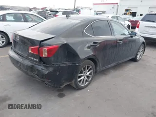 2011 Lexus IS 250 with VIN JTHCF5C20B5046664, listed as a IAAI auction lot 41493227 with 185,932 mi miles and . Bid and sale history available at DreamBid. Image 4.