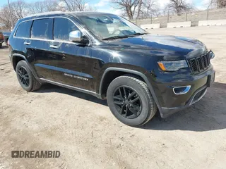 2018 Jeep Grand Cherokee Limited z VIN 1C4RJEBG8JC159425, wystawiony jako IAAI lot #41867613 z przebiegiem 88 616 mil mil oraz . Historia ofert i sprzedaży dostępna na DreamBid. Obrazek 1.