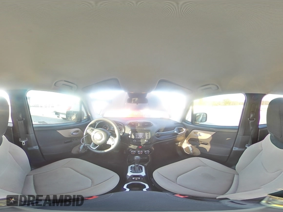 2017 Jeep Renegade Sport with VIN ZACCJAAB2HPF38883, listed as a Copart auction lot 77474204 with 120,687 mi miles and Salvage title. Bid and sale history available at DreamBid. Image 14.