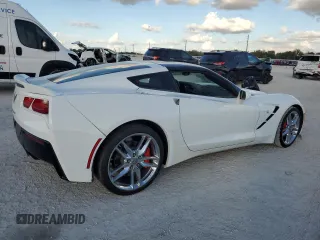 2016 Chevrolet Corvette 2LT with VIN 1G1YC2D75G5107399, listed as a Copart auction lot 85812744 with 27,805 mi miles and Salvage Title. Bid and sale history available at carsss.com. Image 3.