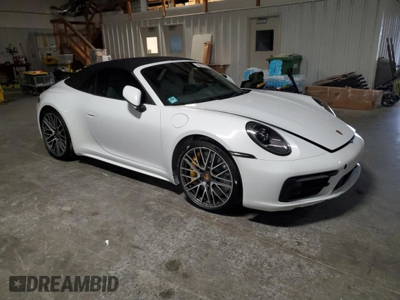 2021 Porsche 911 Carrera with VIN WP0CA2A92MS239675, listed as a Copart auction lot 43077845 with Not provided miles and Salvage title. Bid and sale history available at DreamBid. Image 4.