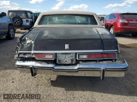 1984 Oldsmobile Toronado with VIN 1G3AZ57Y2EE316321, listed as a Copart auction lot 53278175 with 750,968 mi miles and Salvage Title. Bid and sale history available at DreamBid. Image 6.