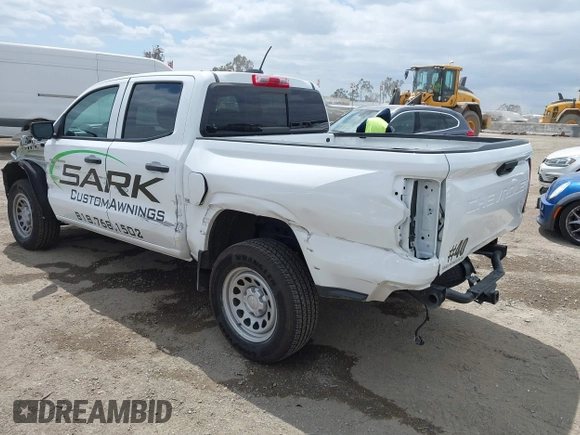 2024 Chevrolet Colorado 2WD Work Truck with VIN 1GCGSBEC9R1264543, listed as a IAAI auction lot 42034900 with 5,810 mi miles and . Bid and sale history available at DreamBid. Image 3.