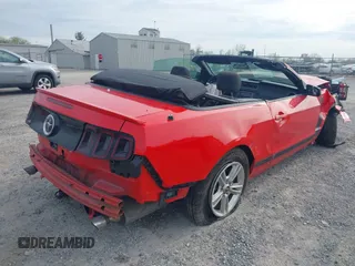 2014 Ford Mustang V6 with VIN 1ZVBP8EM3E5208282, listed as a IAAI auction lot 42104971 with Not Provided miles. Bid and sale history available at carsss.com. Image 4.