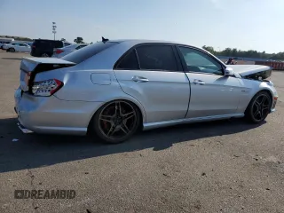 2010 Mercedes-Benz E 63 AMG with VIN WDDHF7HBXAA149436, listed as a Copart auction lot 68736984 with 112,176 mi miles and Salvage title. Bid and sale history available at DreamBid. Image 3.