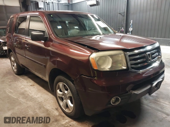 2012 Honda Pilot EX-L with VIN 5FNYF4H55CB018315, listed as a IAAI auction lot 42051230 with 121,702 mi miles and . Bid and sale history available at DreamBid. Image 1.