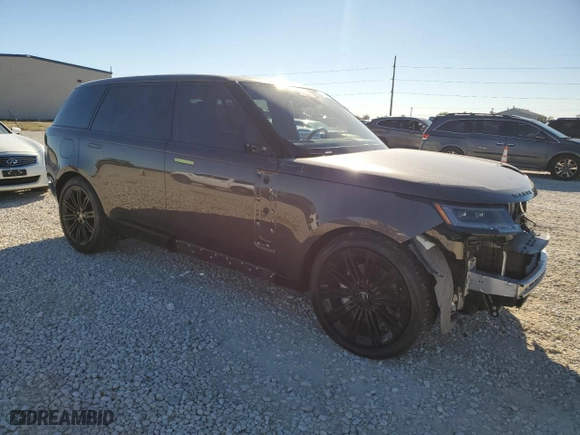 2024 Land Rover Range Rover SE with VIN SALKPBFU2RA213736, listed as a Copart auction lot 81138104 with 5,250 mi miles and Salvage Title. Bid and sale history available at carsss.com. Image 4.