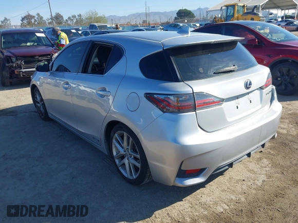 2014 Lexus CT 200h with VIN JTHKD5BH0E2193886, listed as a IAAI auction lot 41745546 with 110,008 mi miles and . Bid and sale history available at DreamBid. Image 3.