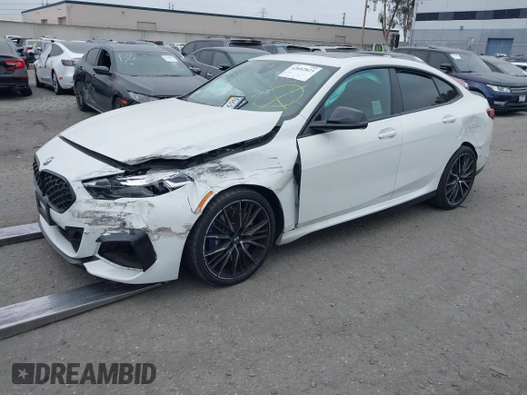 2022 BMW 2 Series M235i xDrive with VIN WBA13AL0XN7J95517, listed as a IAAI auction lot 42682823 with 16,069 mi miles and . Bid and sale history available at DreamBid. Image 2.