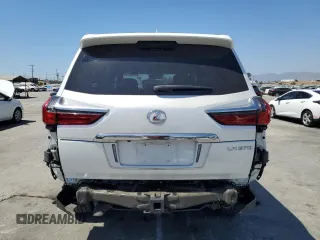 2020 Lexus LX with VIN JTJDY7AX5L4319404, listed as a Copart auction lot 69185424 with 46,324 mi miles and Salvage Title. Bid and sale history available at carsss.com. Image 6.