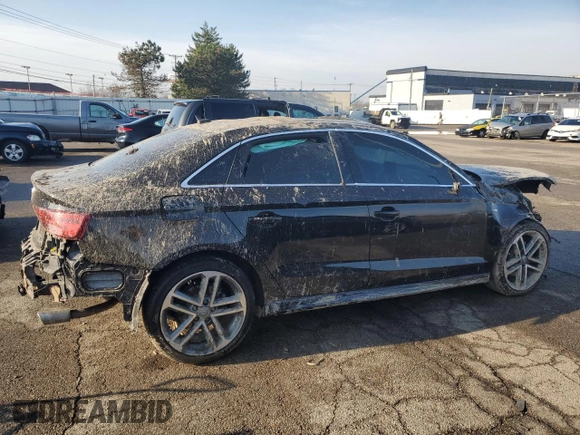 2018 Audi A3 Sedan Premium Plus with VIN WAUJ8GFF7J1081315, listed as a Copart auction lot 46640034 with 56,827 mi miles. Bid and sale history available at carsss.com. Image 3.