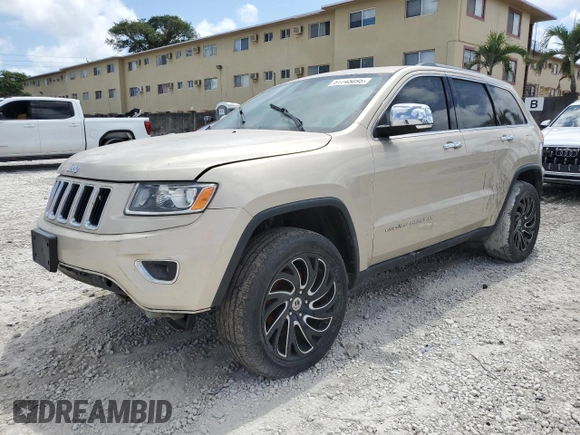 2014 Jeep Grand Cherokee Limited with VIN 1C4RJEBG5EC157444, listed as a Copart auction lot 51745095 with 126,680 mi miles and Salvage Title. Bid and sale history available at carsss.com. Image 1.