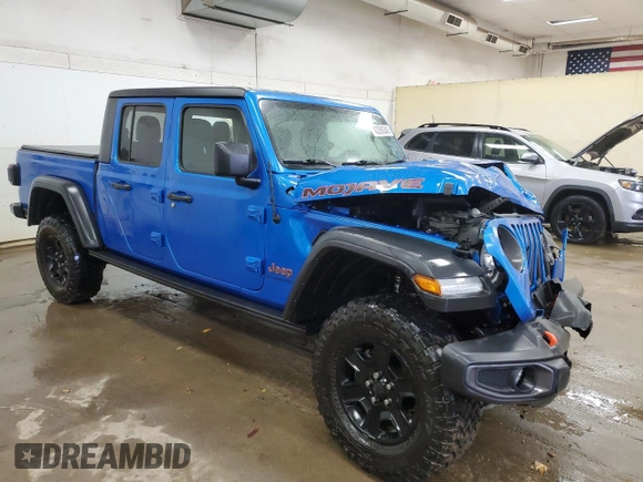 2022 Jeep Gladiator Mojave z VIN 1C6JJTEGXNL129496, wystawiony jako Copart lot #43359345 z przebiegiem 96 060 mil mil oraz Nie do naprawy • Non repairable. Historia ofert i sprzedaży dostępna na DreamBid. Obrazek 4.