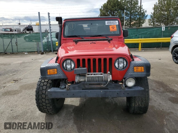 2004 Jeep Wrangler Rubicon with VIN 1J4FA69S74P784117, listed as a Copart auction lot 49984625 with 0 mi miles and Non Repairable. Bid and sale history available at carsss.com. Image 5.