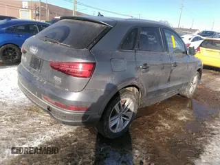 2017 Audi Q3 Premium with VIN WA1ECCFSXHR014173, listed as a IAAI auction lot 41637591 with 165,508 mi miles. Bid and sale history available at carsss.com. Image 4.