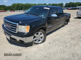 2012 GMC Sierra 1500 SLE with VIN 3GTP1VE05CG255888, listed as a Copart auction lot 61441555 with 108,211 mi miles and Salvage title. Bid and sale history available at DreamBid. Image 1.