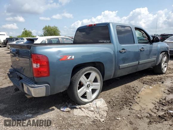 2007 Chevrolet Silverado 1500 1LT with VIN 2GCEC13J571651095, listed as a Copart auction lot 53669005 with Not Provided miles and Salvage Title. Bid and sale history available at DreamBid. Image 3.
