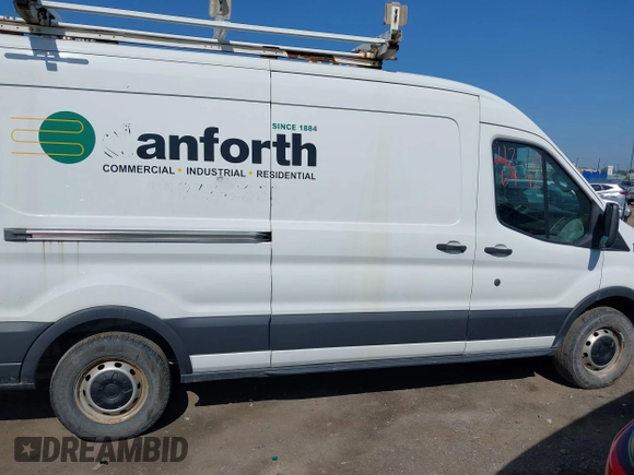 2015 Ford Transit Cargo with VIN 1FTNE2CM4FKA29323, listed as a IAAI auction lot 42406192 with 156,493 mi miles and . Bid and sale history available at DreamBid. Image 13.