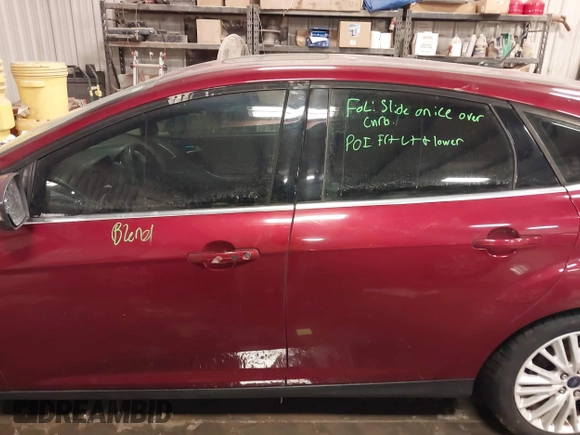 2017 Ford Focus Titanium with VIN 1FADP3N24HL320589, listed as a IAAI auction lot 41618322 with 81,722 mi miles and . Bid and sale history available at carsss.com. Image 14.