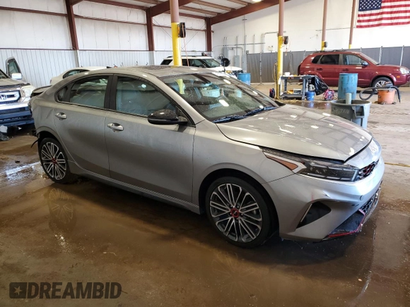 2022 Kia Forte GT with VIN 3KPF44AC7NE474024, listed as a Copart auction lot 49616895 with 53,565 mi miles and Salvage Title. Bid and sale history available at carsss.com. Image 4.