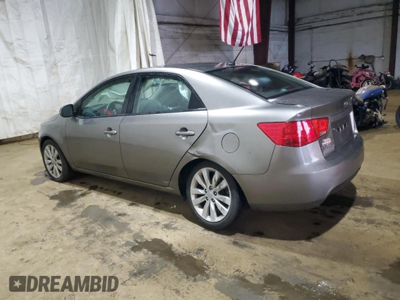 2012 Kia Forte SX with VIN KNAFW4A35C5490335, listed as a Copart auction lot 51386775 with 38,713 mi miles and Salvage Title. Bid and sale history available at carsss.com. Image 2.