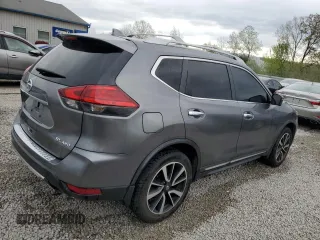 2017 Nissan Rogue S with VIN JN8AT2MV1HW017111, listed as a Copart auction lot 52880605 with 100,735 mi miles and Salvage Title. Bid and sale history available at carsss.com. Image 3.