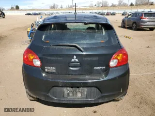 2015 Mitsubishi Mirage DE with VIN ML32A3HJ4FH000844, listed as a Copart auction lot 49234775 with 129,212 mi miles and Salvage Title. Bid and sale history available at carsss.com. Image 6.