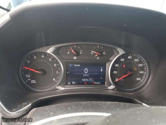 2019 Chevrolet Equinox LT with VIN 2GNAXKEV9K6214549, listed as a Copart auction lot 53817885 with 72,875 mi miles and Salvage Title. Bid and sale history available at carsss.com. Image 9.
