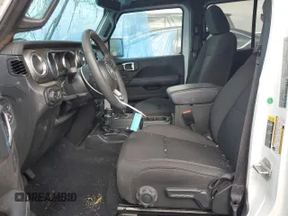 2023 Jeep Wrangler Sahara with VIN 1C4HJXEN6PW692981, listed as a Copart auction lot 42307845 with 26,017 mi miles and Non repairable. Bid and sale history available at DreamBid. Image 7.