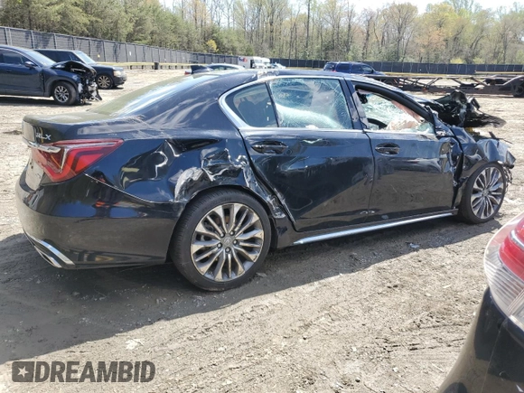 2018 Acura RLX Technology z VIN JH4KC1F57JC001444, wystawiony jako Copart lot #52251545 z przebiegiem Nie podano mil oraz Szkoda całkowita • Salvage title. Historia ofert i sprzedaży dostępna na DreamBid. Obrazek 3.
