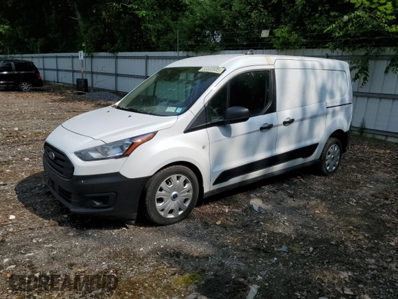 2021 Ford Transit Connect XL with VIN NM0LS7E26M1493853, listed as a Copart auction lot 55860685 with 81,832 mi miles and Salvage title. Bid and sale history available at DreamBid. Image 1.